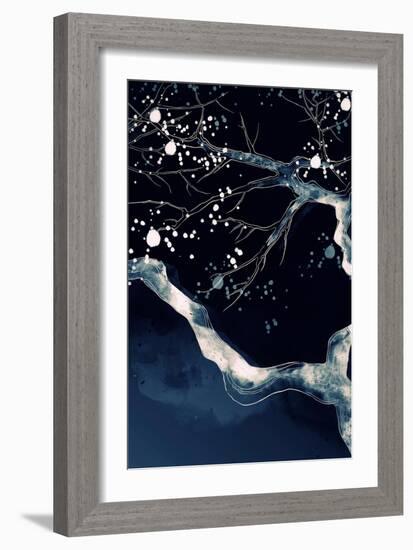 Cherry Blossom Branch-Incado-Framed Art Print