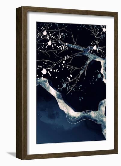 Cherry Blossom Branch-Incado-Framed Art Print