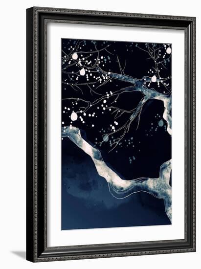 Cherry Blossom Branch-Incado-Framed Art Print