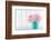 Cherry Blossom Flower Bouquet on Wooden Background-Anna-Mari West-Framed Photographic Print