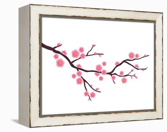 Cherry Blossom In Spring Time-photosoup-Framed Stretched Canvas