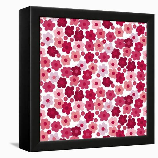 Cherry Blossom Pop-Sharon Turner-Framed Stretched Canvas