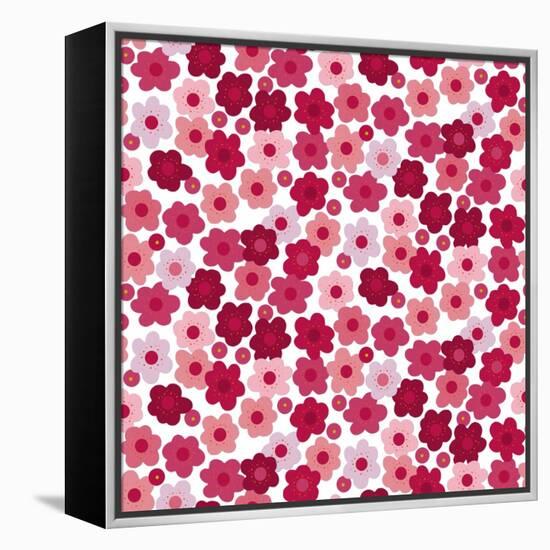 Cherry Blossom Pop-Sharon Turner-Framed Stretched Canvas