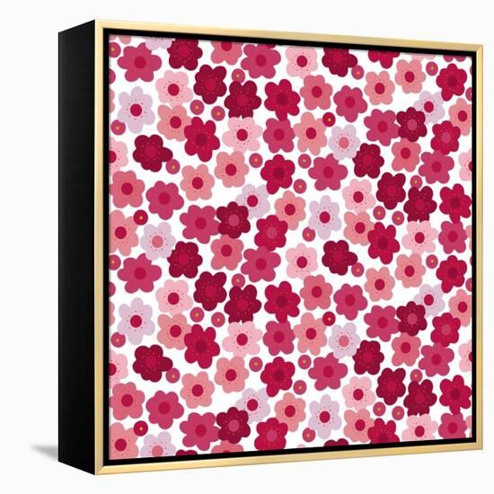 Cherry Blossom Pop-Sharon Turner-Framed Stretched Canvas