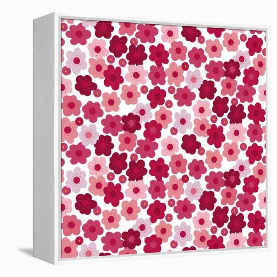 Cherry Blossom Pop-Sharon Turner-Framed Stretched Canvas