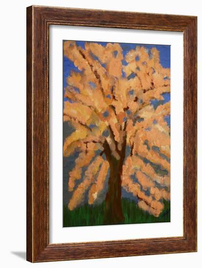 Cherry blossom, Spring London-Cosima Duggal-Framed Giclee Print