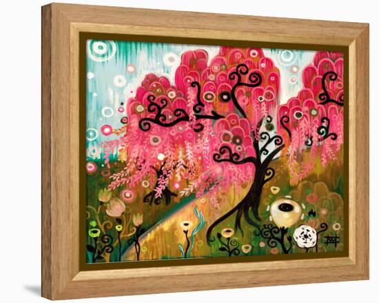 Cherry Blossom Willow-Natasha Wescoat-Framed Premier Image Canvas