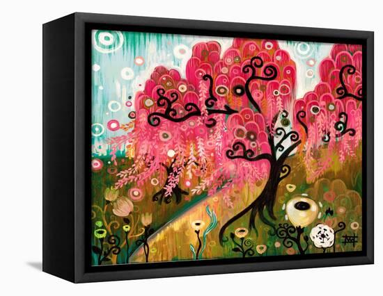 Cherry Blossom Willow-Natasha Wescoat-Framed Premier Image Canvas