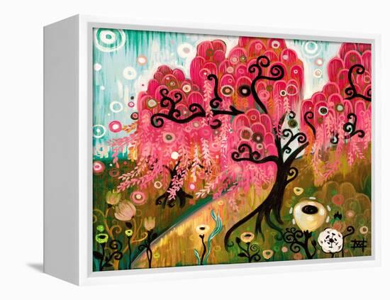 Cherry Blossom Willow-Natasha Wescoat-Framed Premier Image Canvas