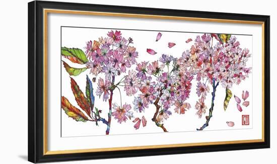 Cherry Blossom-Sofia Perina-Miller-Framed Giclee Print