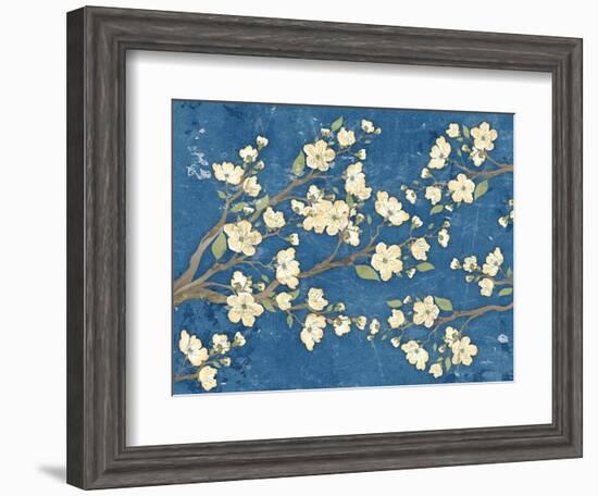 Cherry Blossoms Blue-Diane Stimson-Framed Art Print