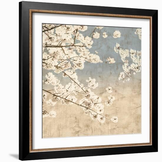Cherry Blossoms II-John Seba-Framed Art Print