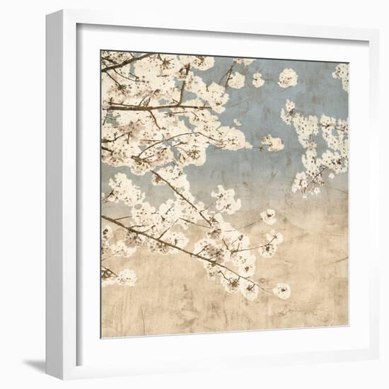 Cherry Blossoms II-John Seba-Framed Art Print