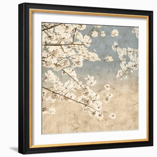 Cherry Blossoms II-John Seba-Framed Art Print