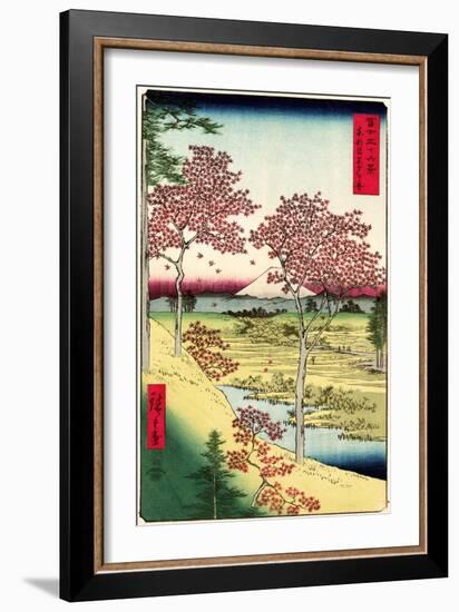 Cherry Blossoms Japanese Woodblock Print-null-Framed Premium Giclee Print