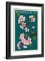 Cherry Blossoms - Washington DC-Lantern Press-Framed Art Print