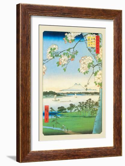 Cherry Blossoms-Ando Hiroshige-Framed Art Print