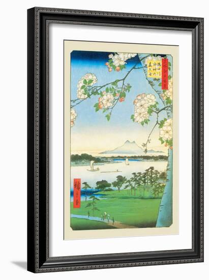 Cherry Blossoms-Ando Hiroshige-Framed Art Print