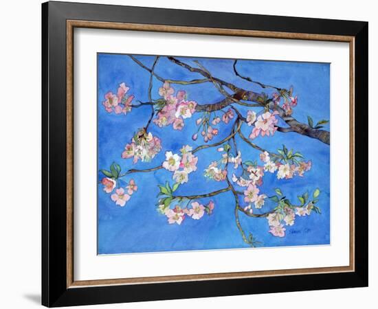 Cherry Blossoms-Sharon Pitts-Framed Giclee Print