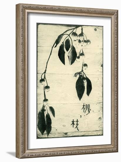 Cherry Branch-Virna Haffer-Framed Giclee Print