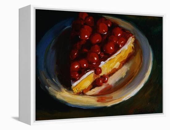 Cherry Cheesecake-Pam Ingalls-Framed Premier Image Canvas