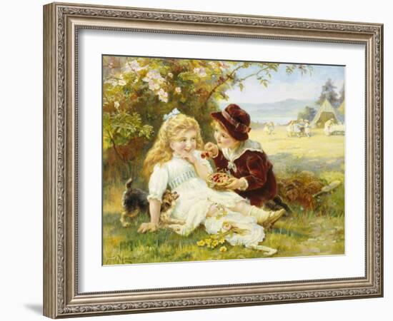 Cherry Earrings-Frederick Morgan-Framed Giclee Print