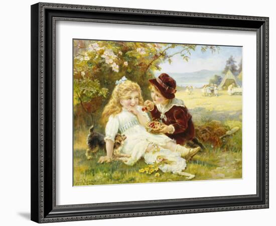 Cherry Earrings-Frederick Morgan-Framed Giclee Print