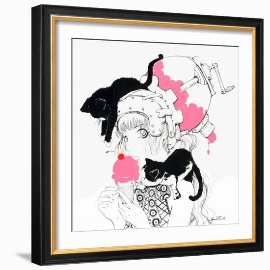 Cherry Jubilee-Camilla D'Errico-Framed Art Print