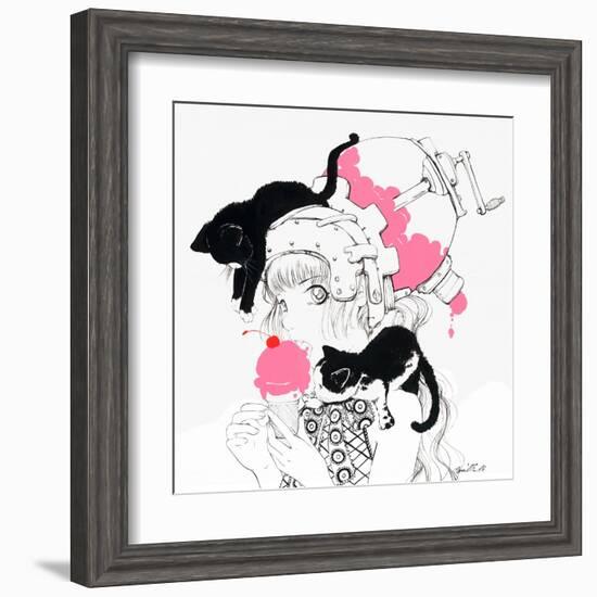 Cherry Jubilee-Camilla D'Errico-Framed Art Print