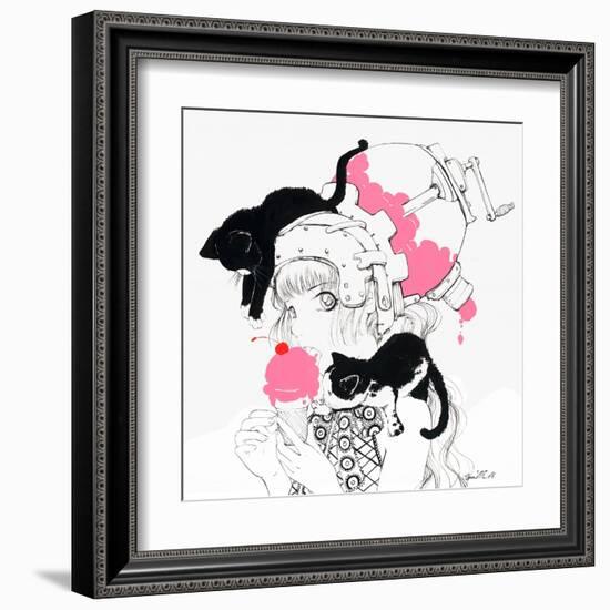 Cherry Jubilee-Camilla D'Errico-Framed Art Print