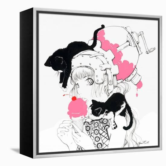 Cherry Jubilee-Camilla D'Errico-Framed Stretched Canvas