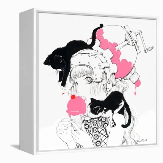 Cherry Jubilee-Camilla D'Errico-Framed Stretched Canvas