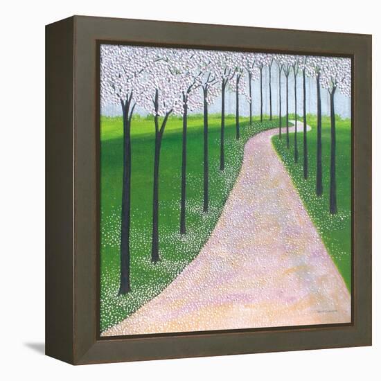 Cherry Lane-Herb Dickinson-Framed Premier Image Canvas