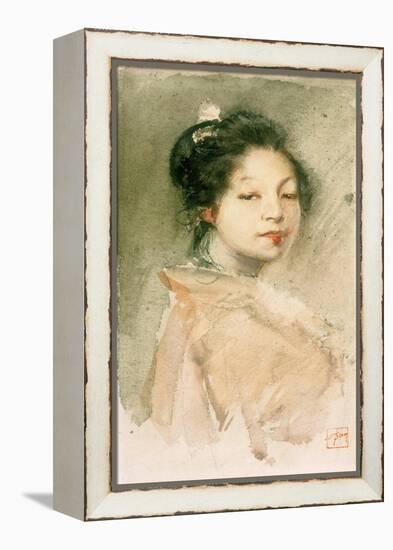 Cherry Lips, C.1891-Robert Frederick Blum-Framed Premier Image Canvas