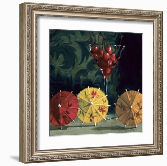 Cherry Martini-Cathy Lamb-Framed Giclee Print