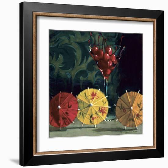 Cherry Martini-Cathy Lamb-Framed Giclee Print