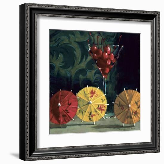 Cherry Martini-Cathy Lamb-Framed Giclee Print