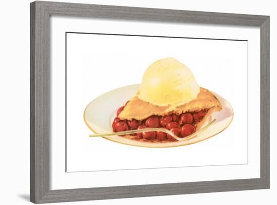 Cherry Pie A La Mode-Found Image Press-Framed Giclee Print