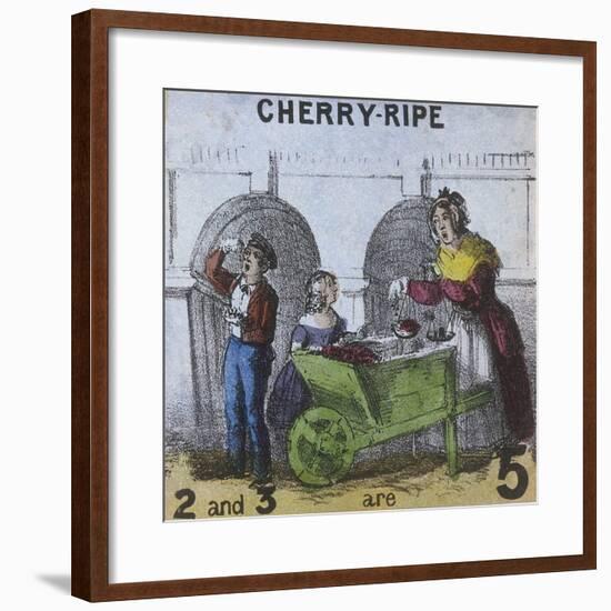 Cherry-Ripe, Cries of London, C1840-TH Jones-Framed Giclee Print