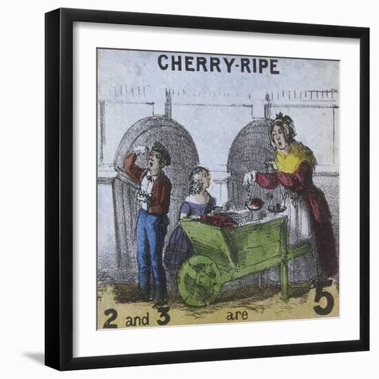 Cherry-Ripe, Cries of London, C1840-TH Jones-Framed Giclee Print