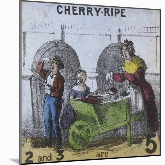 Cherry-Ripe, Cries of London, C1840-TH Jones-Mounted Giclee Print