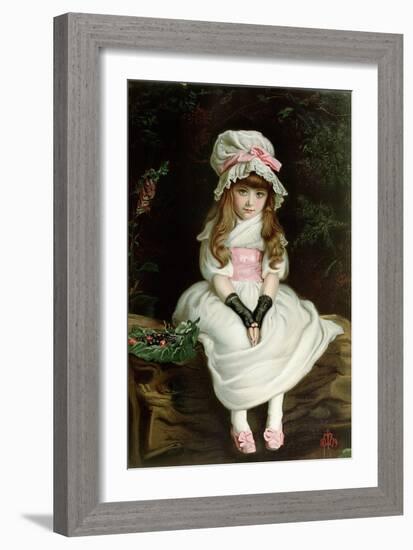 Cherry Ripe-John Everett Millais-Framed Giclee Print