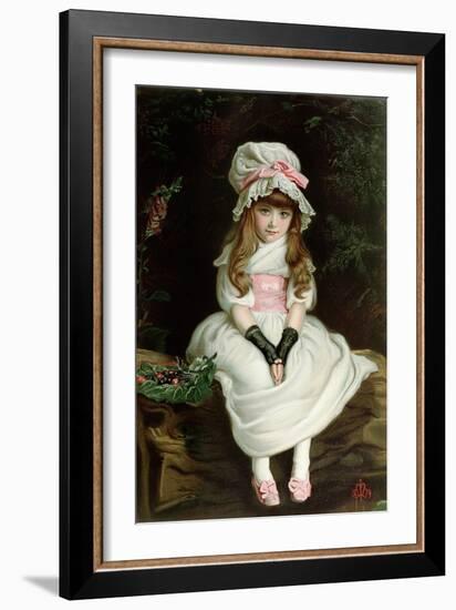 Cherry Ripe-John Everett Millais-Framed Giclee Print