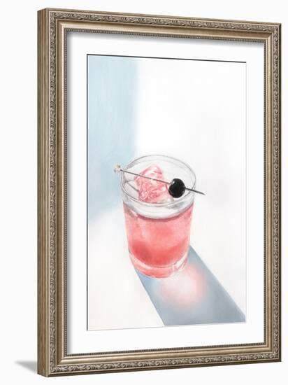 Cherry Summer Cocktail-Julia-Framed Giclee Print