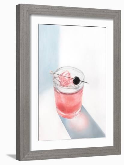 Cherry Summer Cocktail-Julia-Framed Giclee Print