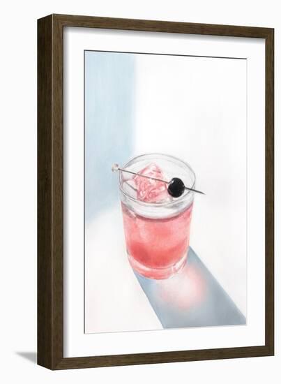 Cherry Summer Cocktail-Julia-Framed Giclee Print