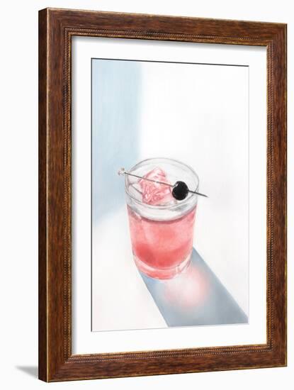 Cherry Summer Cocktail-Julia-Framed Giclee Print