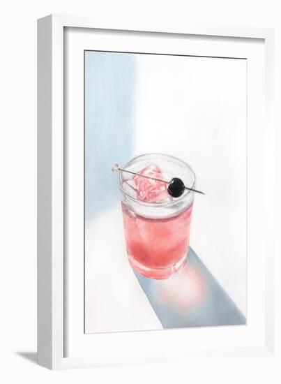 Cherry Summer Cocktail-Julia-Framed Giclee Print