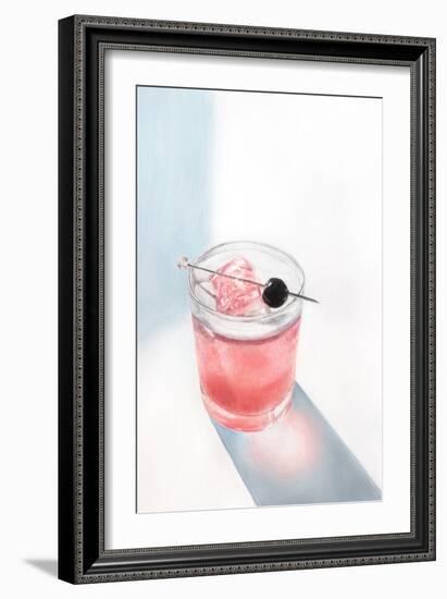 Cherry Summer Cocktail-Julia-Framed Giclee Print