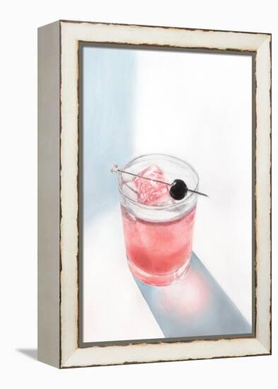 Cherry Summer Cocktail-Julia-Framed Premier Image Canvas